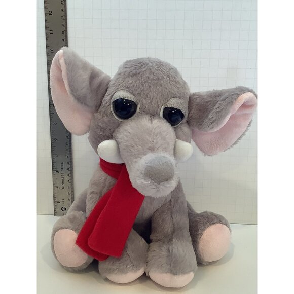 Best Made Toys Elephant Plush with Red Scarf Big Eyes Stuffed Animal Soft Toy - Picture 1 of 5